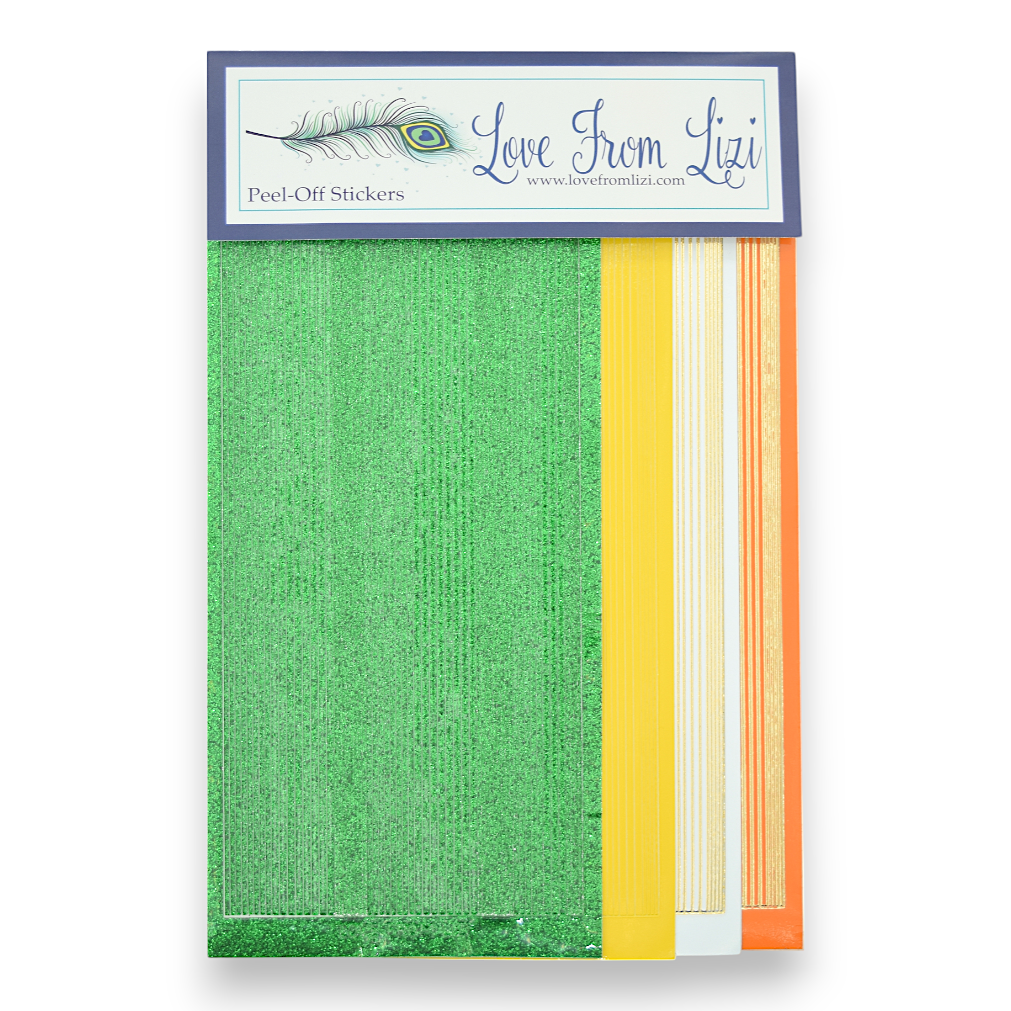 Bee Happy - Pin Stripe Peel-Off 4 Pack